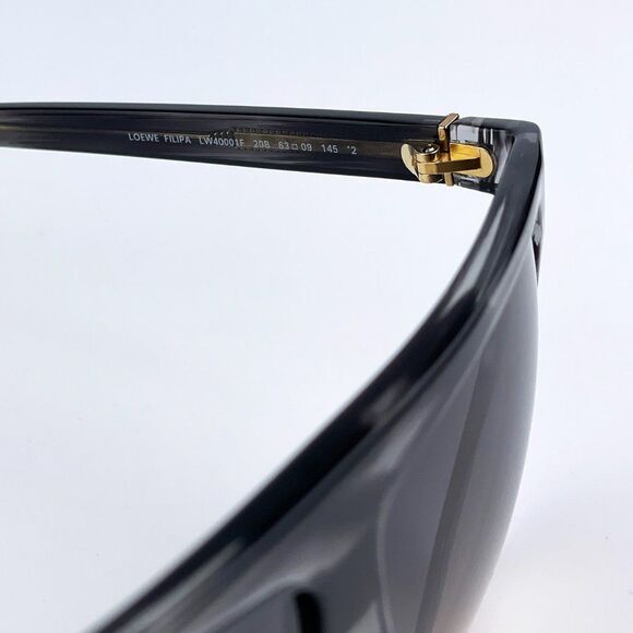 NEW Loewe LW40001F FILIPA 20B Trasparent Grey Gradient Shield Women Sunglasses - Picture 9 of 10